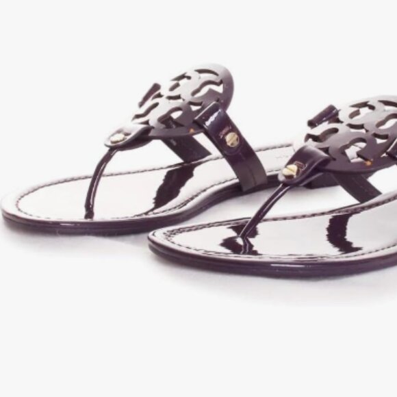 Tory Burch Miller Patent leather sandals NWT - Picture 3 of 13